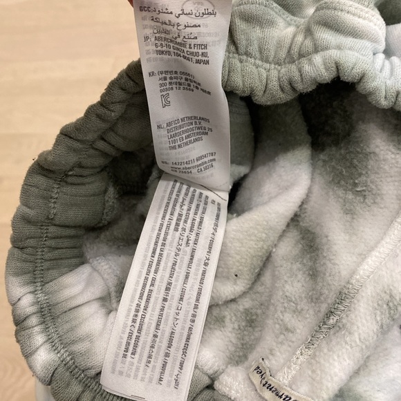 Abercrombie & Fitch Green Dyed Sweatpants - XS - Picture 7 of 8